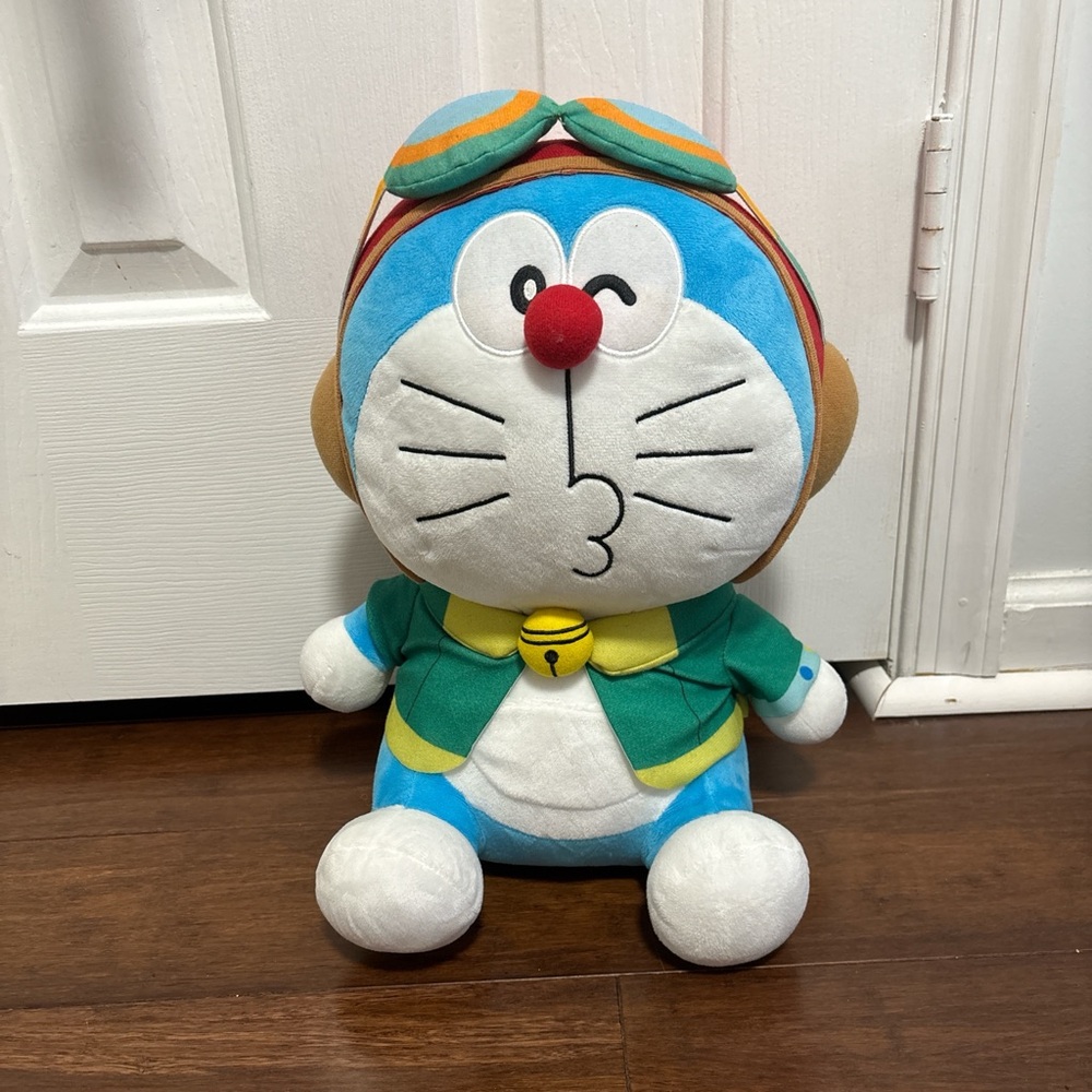 Doraemon Plush Toy - Blue and Green